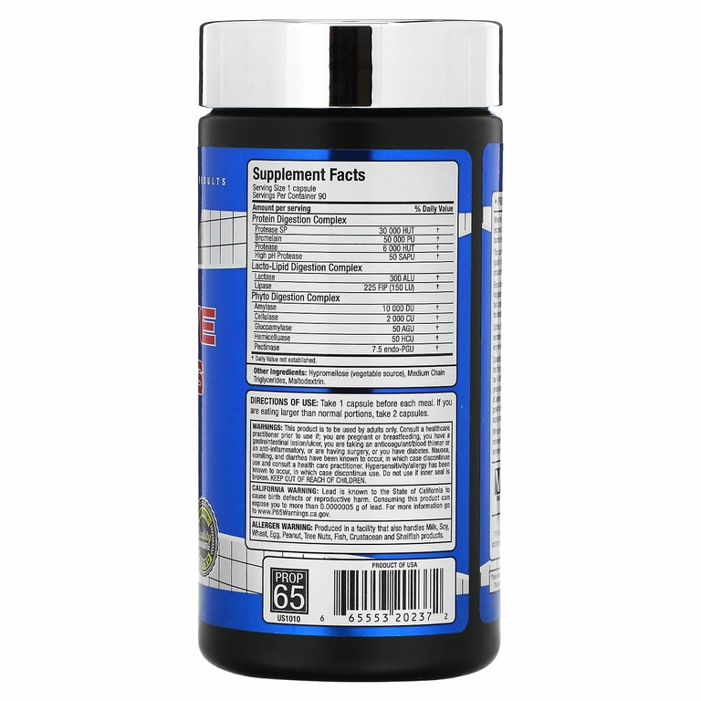 ALLMAX, Essentials, пищеварительные ферменты, 90 капсул