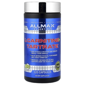 ALLMAX, L-карнитин и тартрат, 120 капсул