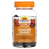 Sundown Naturals, жевательные мармеладки с клюквой, со вкусом малины, 500 мг, 75 жевательных конфет (100 мг в 1 жевательной таблетке)