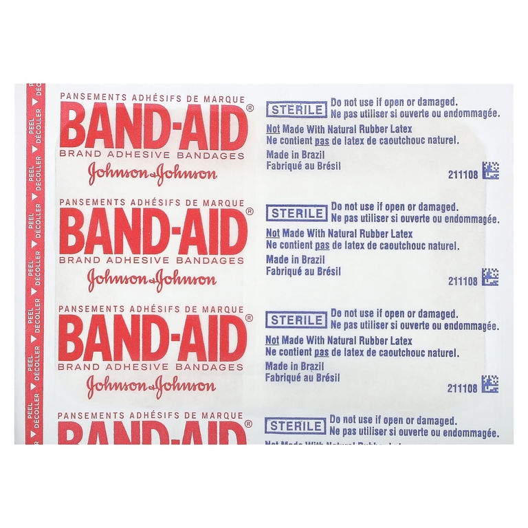 Band Aid, Tru-Stay Sheer, лейкопластыри, большие лейкопластыри, 10 шт. (Товар снят с продажи) 