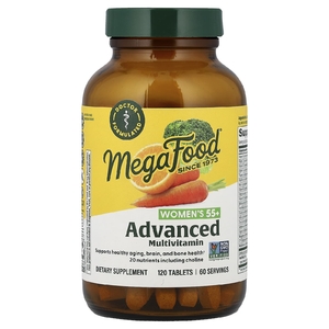MegaFood, улучшенный мультивитаминный комплекс, для женщин старше 55 лет, 120 таблеток