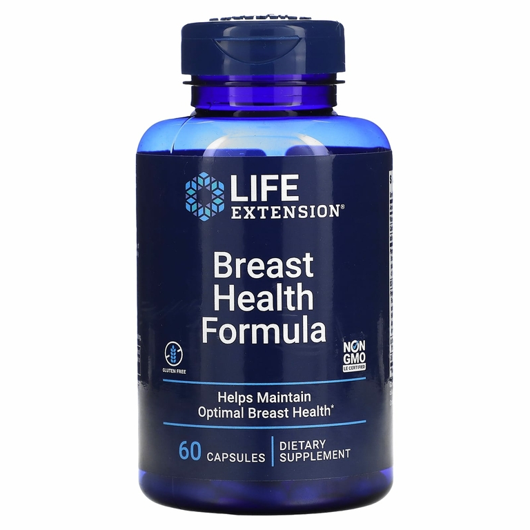 Life Extension, состав для здоровья молочных желез, 60 капсул