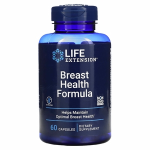Life Extension, состав для здоровья молочных желез, 60 капсул