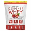 Designer Wellness, Designer Whey, натуральный 100% сывороточный протеин, со вкусом летней клубники, 908 г