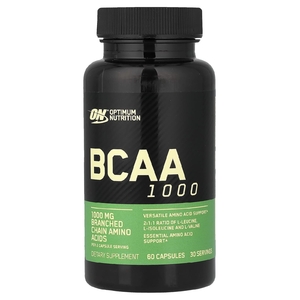 Optimum Nutrition, аминокислоты с разветвленной цепью, 60 капсул (500 мг в 1 капсуле)