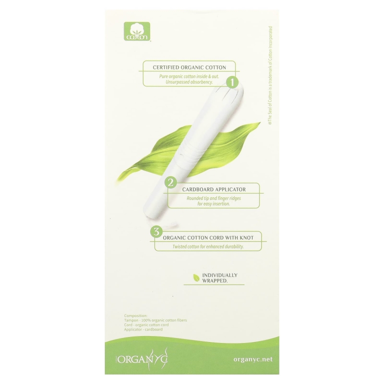 Organyc, Super, органические тампоны, 14 шт. (Товар снят с продажи) 