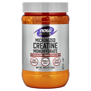 NOW Foods, Спорт, микронизированный моногидрат креатина, 500 г (1,1 фунта)