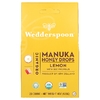 Wedderspoon, органические леденцы с мёдом манука, лимоном и пчелиным прополисом, 20 шт., 120 г (4 унции)