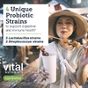Vital Nutrients, пробиотики для полости рта, натуральный мятный вкус, 90 веганских жевательных таблеток