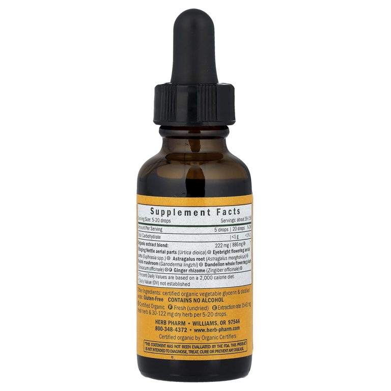 Herb Pharm, Kid's Sinus Samurai, без спирта, 30 мл (1 жидк. унц.)