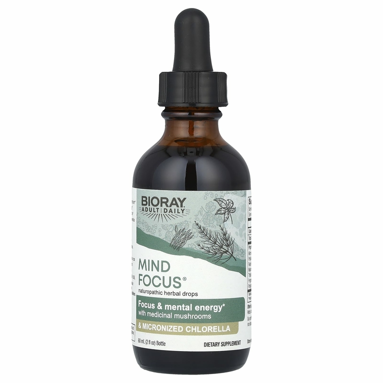 Bioray, Mind Focus®, без спирта, 60 мл (2 жидк. унции)