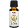 NOW Foods, Эфирные масла, Peace, Love &amp; Flowers, 1 fl. унция (30 мл)