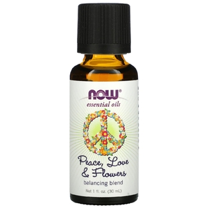 NOW Foods, Эфирные масла, Peace, Love & Flowers, 1 fl. унция (30 мл)