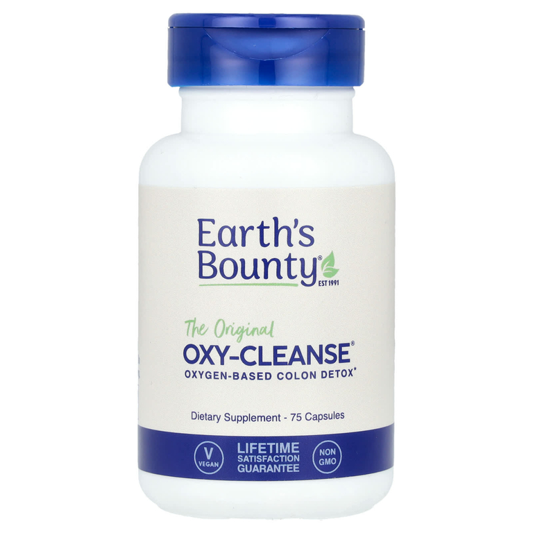 Earth's Bounty, The Origianl Oxy-Cleanse®, кислородное средство для детоксикации кишечника, 75 капсул