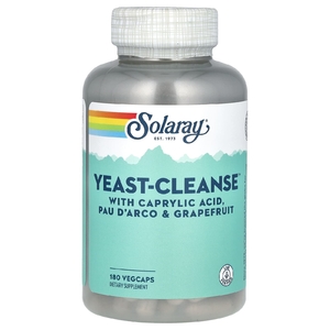 Solaray, Yeast-Cleanse, 180 растительных капсул
