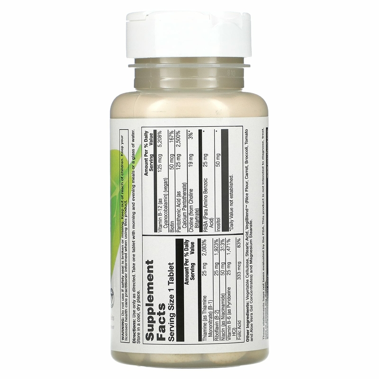 VegLife, веганский комплекс витаминов группы B, 100 таблеток (Товар снят с продажи) 