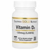 California Gold Nutrition, витамин D3, 125 мкг (5000 МЕ), 90 капсул из рыбьего желатина