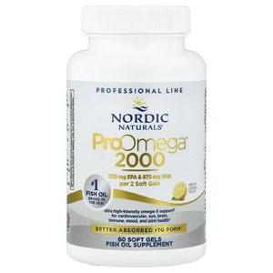 Nordic Naturals, омега-3 2000, лимон, 60 желатиновых капсул (1075 мг на капсулу)
