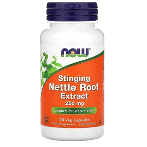 NOW Foods, экстракт корня крапивы двудомной, 250 мг, 90 вегетарианских капсул