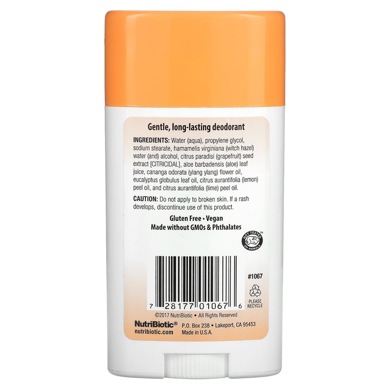 NutriBiotic, дезодорант, дыня с манго, 75 г (2,6 унции)