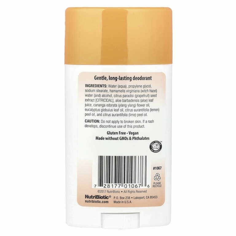 NutriBiotic, дезодорант, дыня с манго, 75 г (2,6 унции)