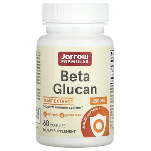 Jarrow Formulas, бета-глюкан, 250 мг, 60 капсул