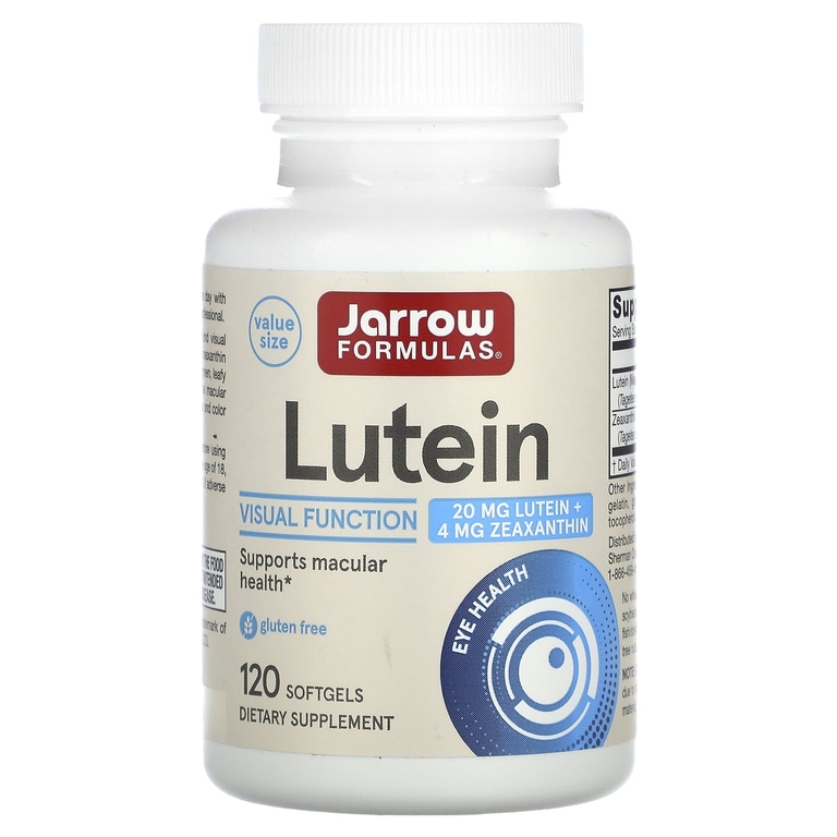 Jarrow Formulas, лютеин, 20 мг, 120 капсул