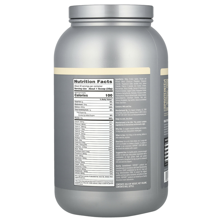 Isopure, Низкоуглеводный протеиновый порошок, жареный кокос, 1,36 кг (3 фунта)