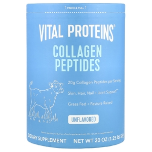 Vital Proteins, пептиды коллагена, без вкусовых добавок, 567 г (1,25 фунта)