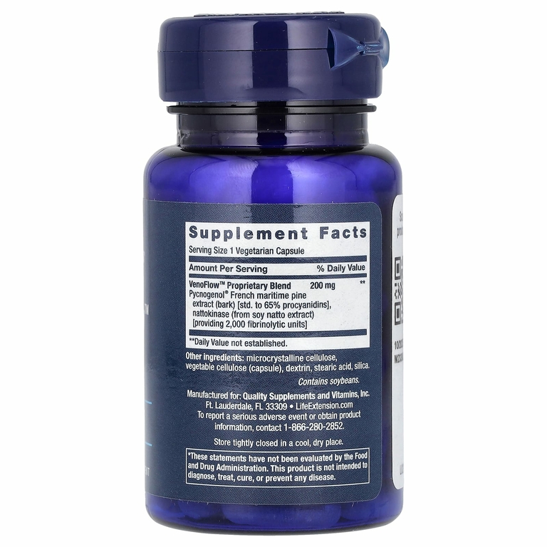 Life Extension, VenoFlow, 30 растительных капсул