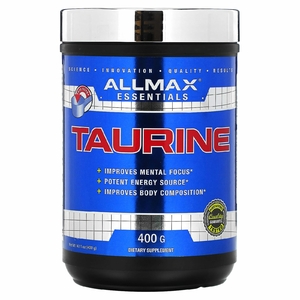 ALLMAX, Таурин, без добавок, веганский продукт без глютена, 3000 мг, 400 г (14,11 унций)