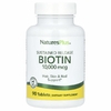 NaturesPlus, биотин длительного высвобождения, 10 000 мкг, 90 таблеток