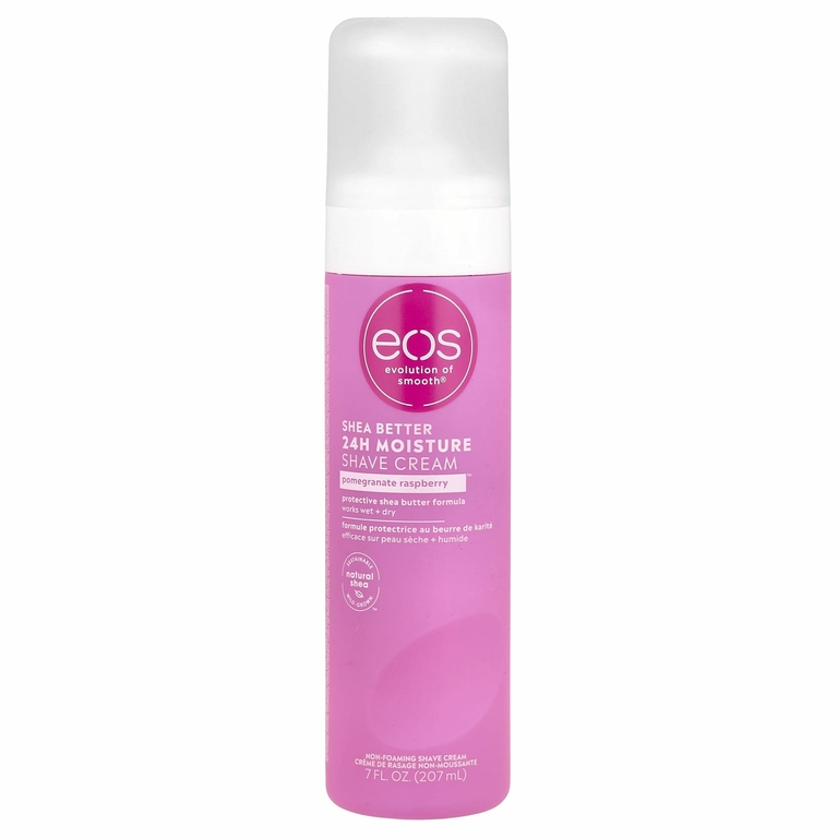 EOS, Shea Better, крем для бритья, гранат и малина, 207 мл (7 жидк. унций)