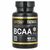 California Gold Nutrition, BCAA, аминокислоты с разветвленной цепью AjiPure®, 500 мг, 60 растительных капсул