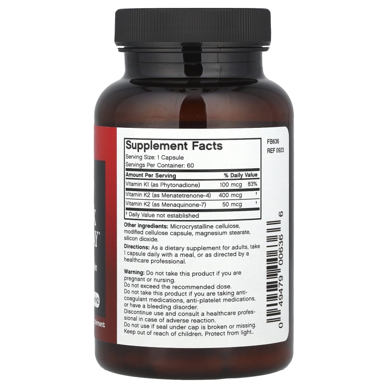 Futurebiotics, Витамин K, 60 капсул