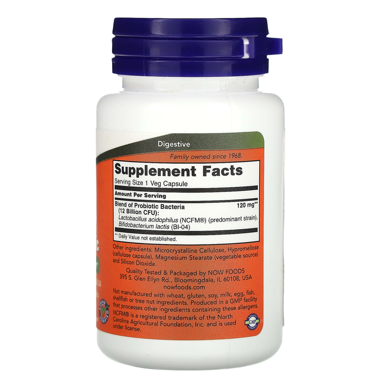 NOW Foods, пробиотик для поддержки дыхательной системы, 60 растительных капсул