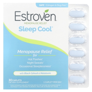 Estroven, Sleep Cool®, средство для облегчения симптомов менопаузы, 30 капсуловидных таблеток