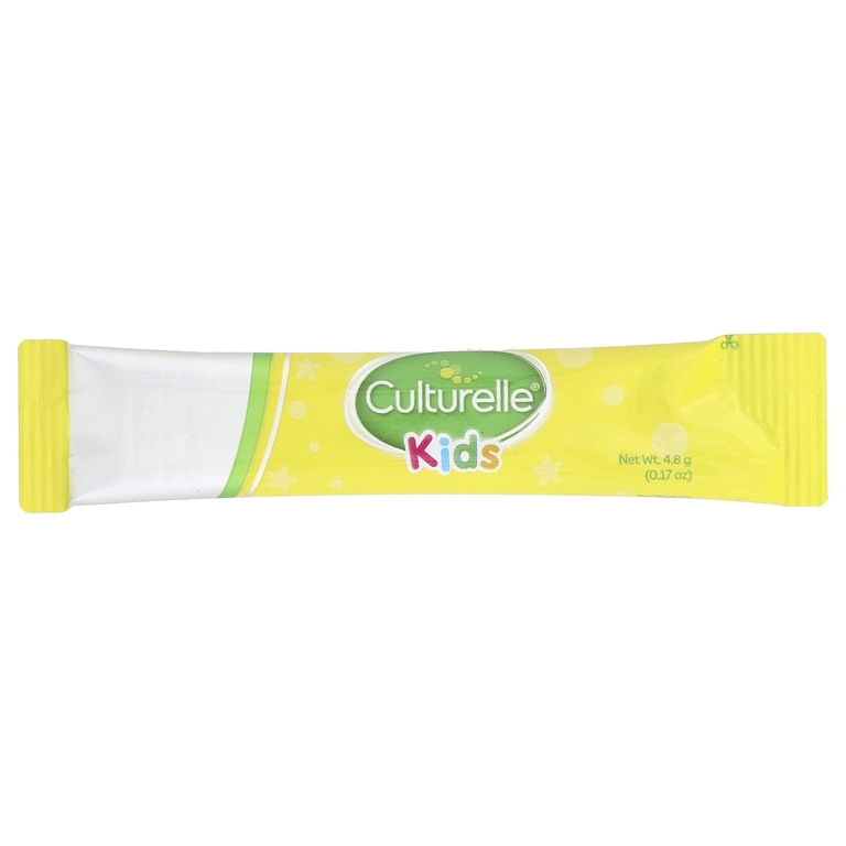 Culturelle, Kids, пробиотики и клетчатка, для регулярной работы кишечника детей старше 1 года, 24 порционных пакетика по 4,8 г (0,17 унции)