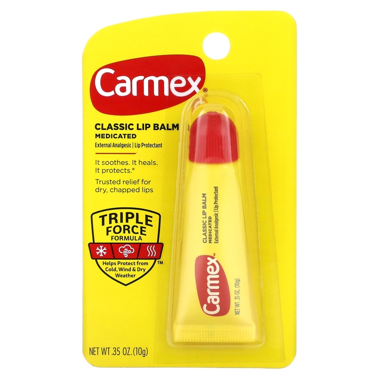 Carmex, Классический бальзам для губ, лечебный, 10 г (0,35 унции)