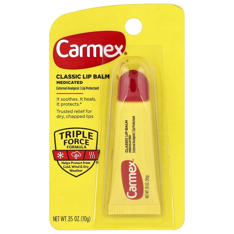 Carmex, Классический бальзам для губ, лечебный, 10 г (0,35 унции)