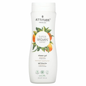 ATTITUDE, Super Leaves Science, гель для душа, бодрящий, листья апельсина, 473 мл (16 жидк. унц.)
