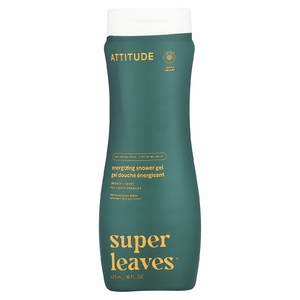 ATTITUDE, Super Leaves ™, бодрящий гель для душа, листья апельсина, 473 мл (16 жидк. Унций)