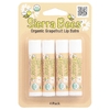Sierra Bees, Органические бальзамы для губ, грейпфрут, 4 в упаковке, 4,25 г каждый