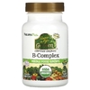 NaturesPlus, Source of Life Garden, сертифицированный органический комплекс витаминов группы B, 60 растительных капсул