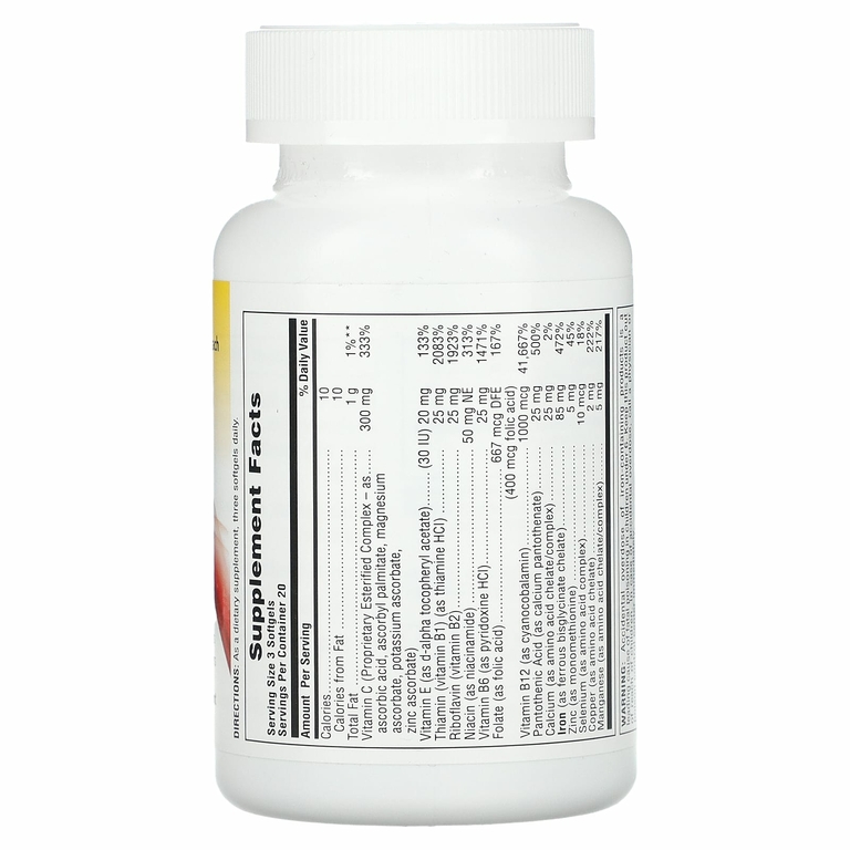 NaturesPlus, Hema-Plex, комплекс с железом, 60 капсул быстрого действия