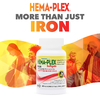 NaturesPlus, Hema-Plex, комплекс с железом, 60 капсул быстрого действия