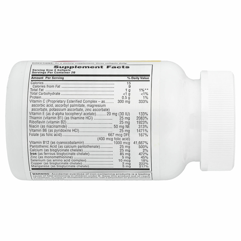 NaturesPlus, Hema-Plex®, железо, 60 капсул быстрого действия