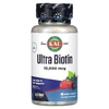 KAL, Ultra Biotin, ActivMelt, биотин, со вкусом ягодного ассорти, 10 000 мкг, 60 микротаблеток