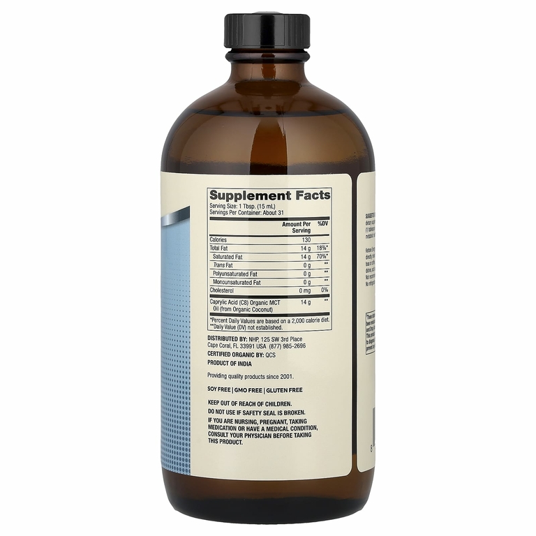 Dr. Mercola, Каприловая кислота и масло MCT, 473 мл (16 жидк. унций)