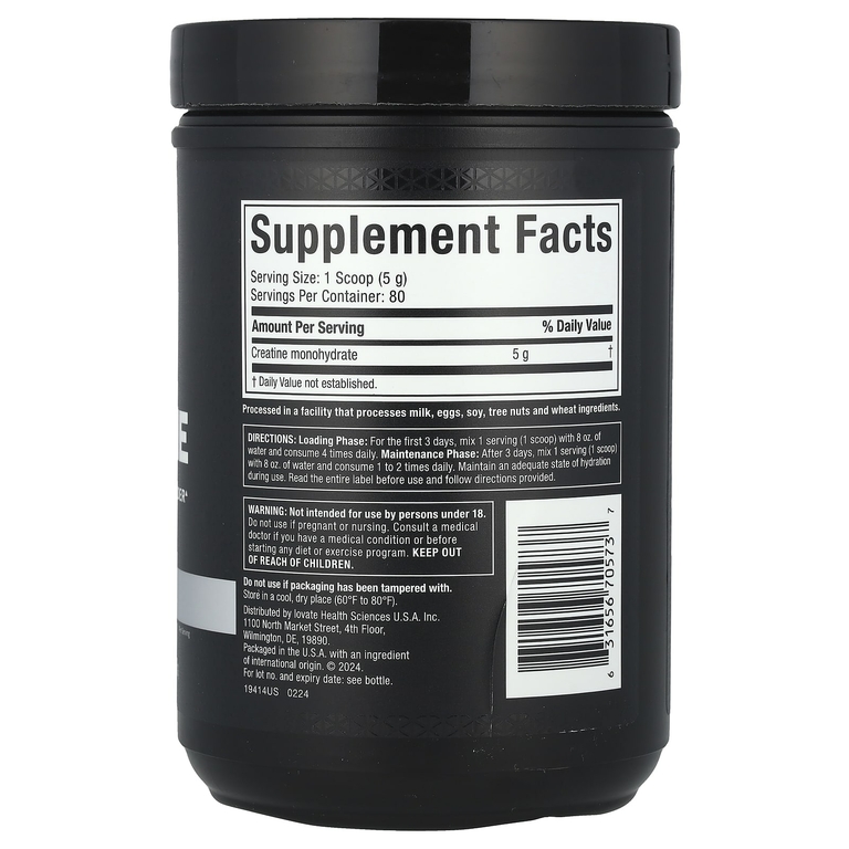 MuscleTech, Platinum, 100% креатин, без вкусовых добавок, 400 г (14,11 унции)